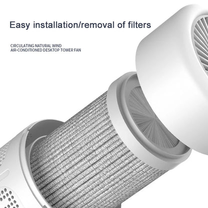 Xiaomi Mini Desktop Air Purifier HEPA Filter with Negative Ion Technology Eliminates Formaldehyde Odors Smoke and Dust Particles